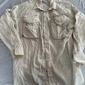 Columbia PFG Men's Long Sleeve Vented Fishing Shirt Beige